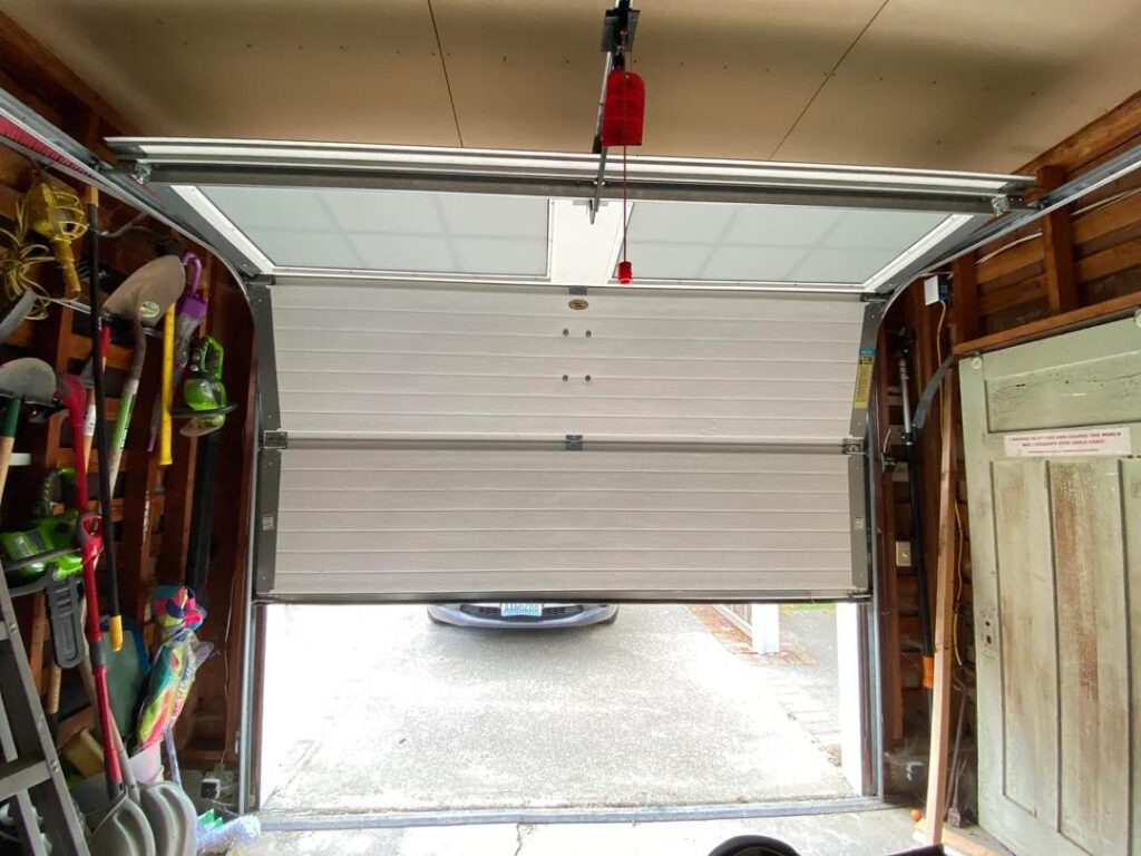 garage door stuck halfway Jacksonville FL
