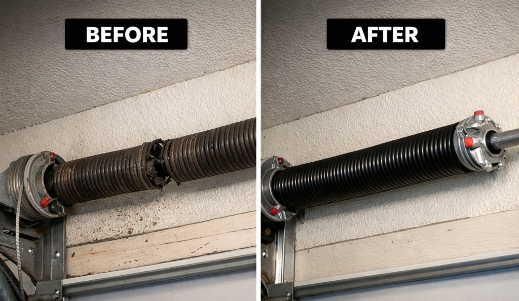 broken garage door spring Jacksonville FL
